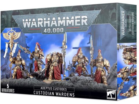 Warhammer 40,000 Custodian Wardens Multi-Part Plastic Game Kit 