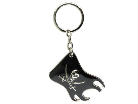 Pirate Flag Bottle Opener Keyring