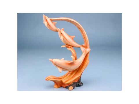 Wood Effect Dolphin, 30cm