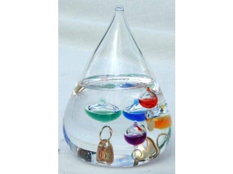 Teardrop Galileo Thermometer 