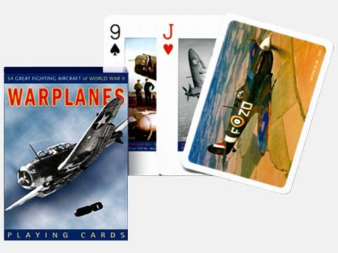 Gibsons Piatnik Warplanes Playing Cards
