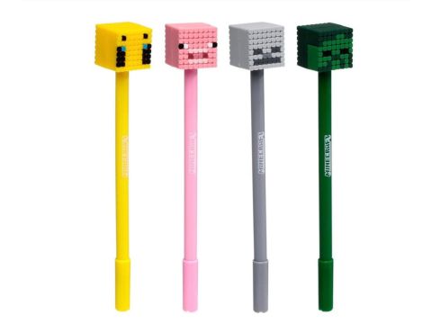 Minecraft Topper Pen (Pig/Bee/Zombie/Skeleton) (1 SUPPLIED)