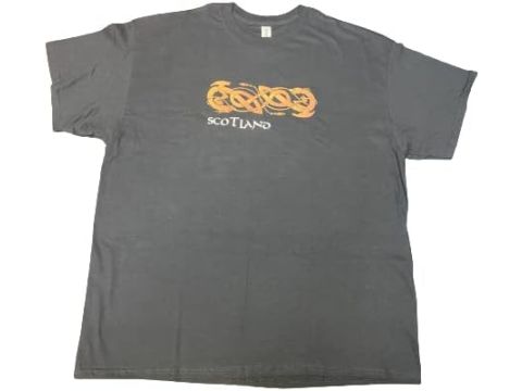 Scottish Adult T-Shirt - Celtic Dragons Design, Black - Size Large Scottish Adult T-Shirt - Scotland Celtic Dragons Design, Black - Size XXL