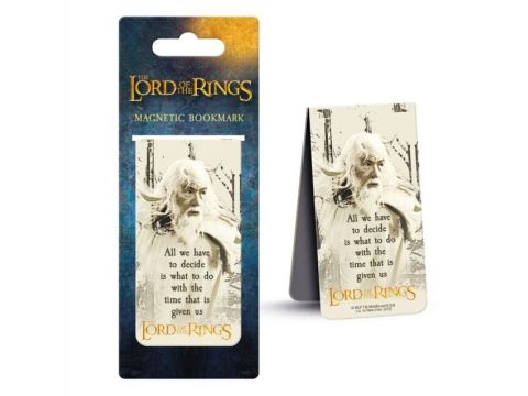 Lord Of The Rings Gandalf Magnetic Bookmark - New 