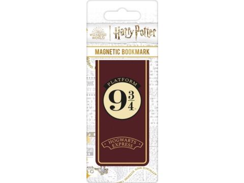 Harry Potter Platform 9 3/4 Magnetic Bookmark - New 
