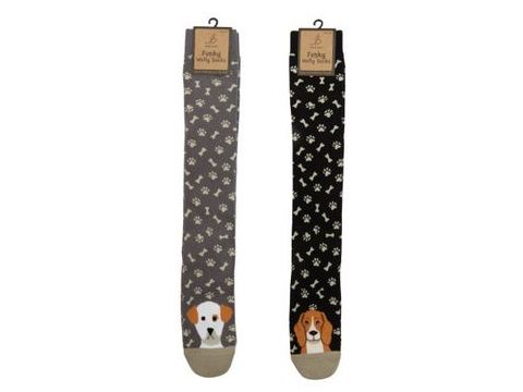 Funky Welly Socks - Playful Puppies ***(1 SUPPLIED)***