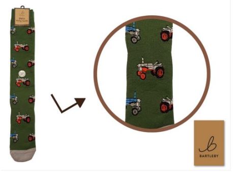 Funky Welly Socks - Retro Tractor
