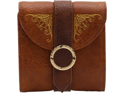 ABYSTYLE - Lord of The Rings Premium Wallet Single Ring, Brown, environ 11 x 10 x 3 cm