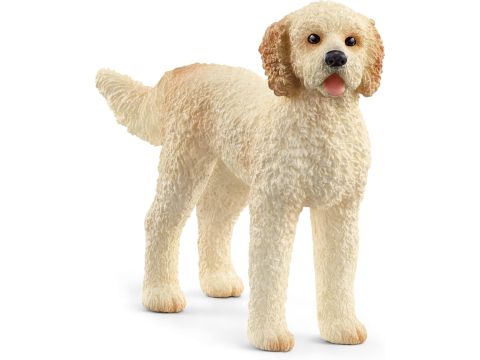 SCHLEICH Goldendoodle Farm World Toy Figurine