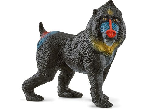 SCHLEICH Mandrill Wild Life Toy Figurine for children aged 3-8 Years 