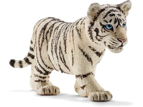 SCHLEICH Tiger cub, white Wild Life Toy Figurine 