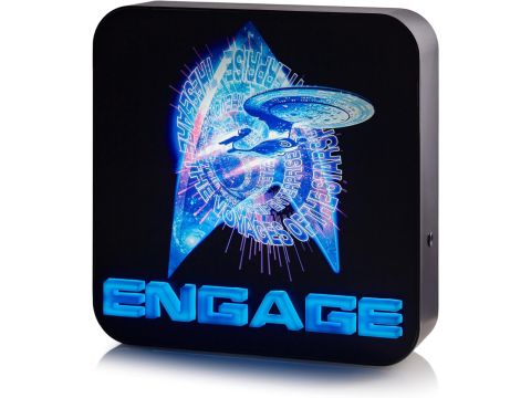 Numskull Official Star Trek 3D Logo Desk Lamp Wall Light