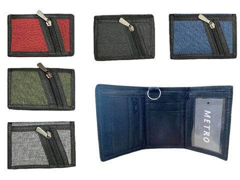 Velcro Billfold Wallet - Assorted Colours (1 SUPPLIED)