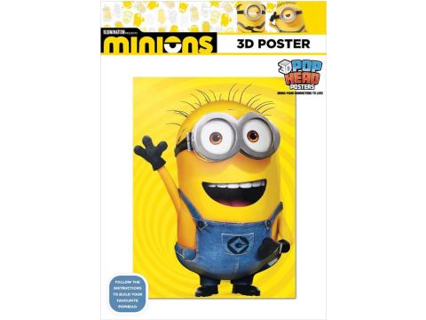 Minions (Tom) 3D Poster (Popheads)