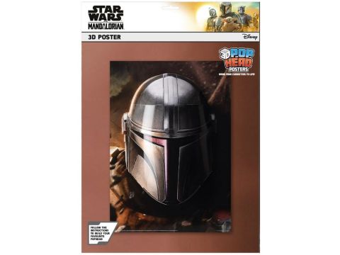 The Mandalorian (Mandalorian) 3D Poster (Popheads)