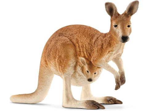 SCHLEICH Kangaroo Wild Life Toy Figurine