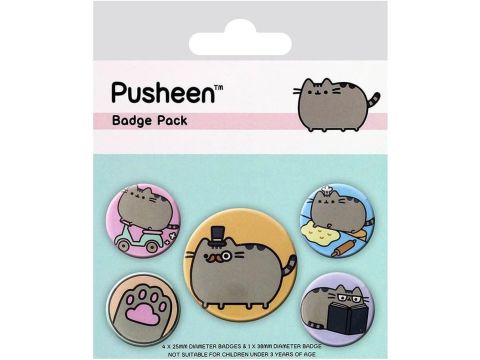 Pusheen Fancy Badge Set