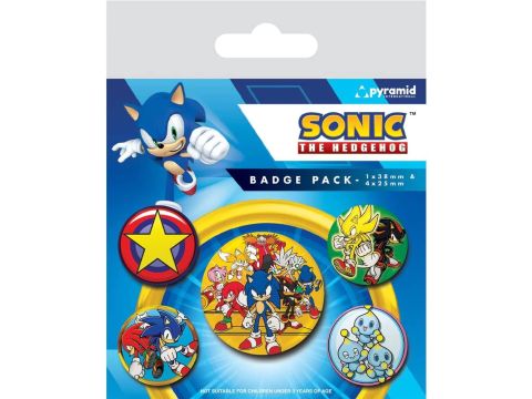 Sonic The Hedgehog (Speed Team) Badge Pack