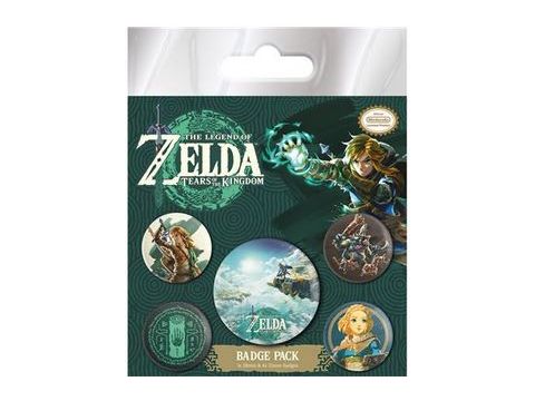 The Legend of Zelda: Tears of the Kingdom (Hyrule Skies) Badge Pack