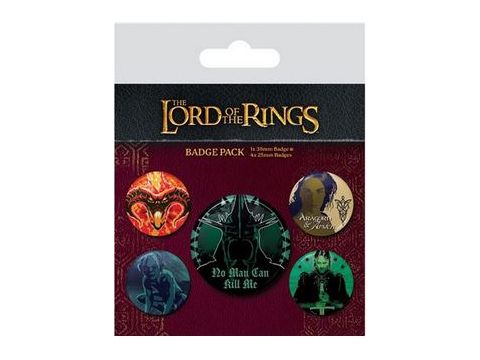 LORD OF THE RINGS (BE BOLD) BADGE PACK