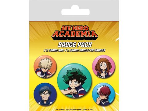 My Hero Academia - Team - Pack of 5 Badges