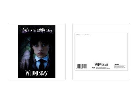 WEDNESDAY (HAPPY COLOUR) POSTCARD PRINT A6 (1 CARD SUPPLIED)