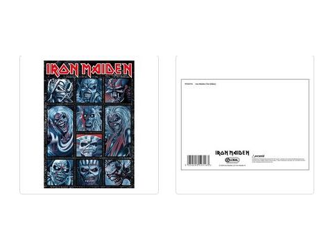 IRON MAIDEN (TEN EDDIES) POSTCARD PRINT A6 (1 CARD SUPPLIED)