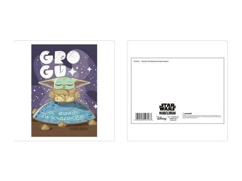 STAR WARS THE MANDALORIAN (GROGU CUTENESS) POSTCARD PRINT A6 (1 CARD SUPPLIED)