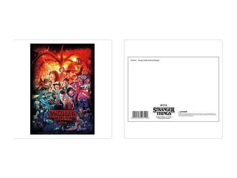 STRANGER THINGS (SEASON S MONTAGE) POSTCARD PRINT A6 (1 CARD SUPPLIED)