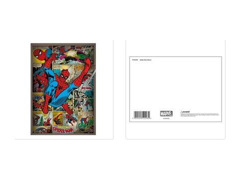  SPIDER-MAN (RETRO) POSTCARD PRINT A6 (1 CARD SUPPLIED)