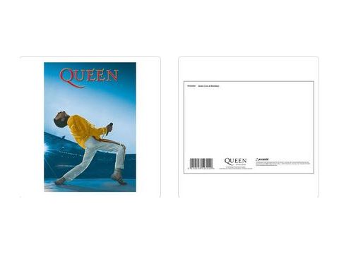 QUEEN (LIVE AT WEMBLEY) POSTCARD PRINT A6 (1 CARD SUPPLIED)