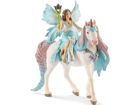 SCHLEICH FAIRY EYELA WITH PRINCESS UNICORN