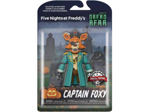 Funko Action Figure: Five Nights At Freddy's (FNAF) Dreadbear - Captain Foxy - Collectable Toy