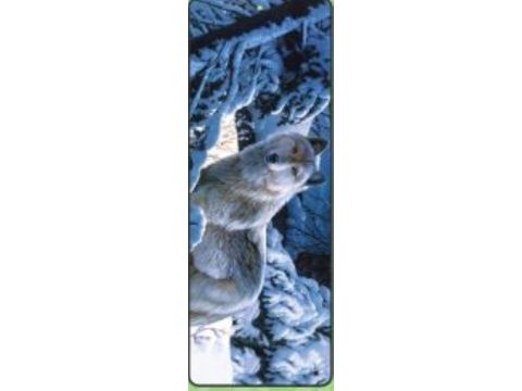 Lone Wolf Lenticular Bookmark Ruler