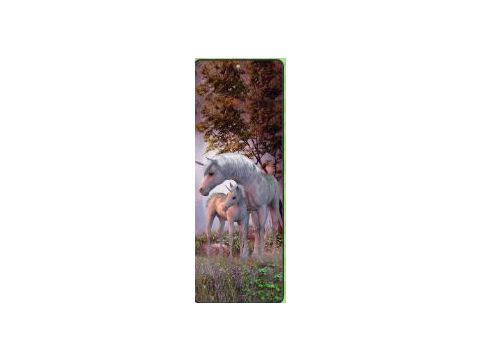 Unicorns Lenticular Bookmark Ruler