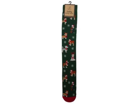 Funky Welly Socks - Xmas Dogs