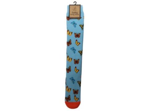 Funky Welly Socks - Colourful Butterfly