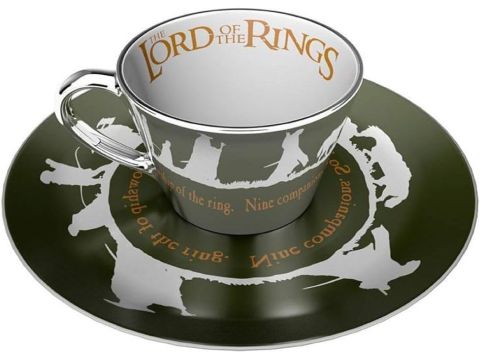LORD OF THE RINGS Mirror Mug and Plate Set