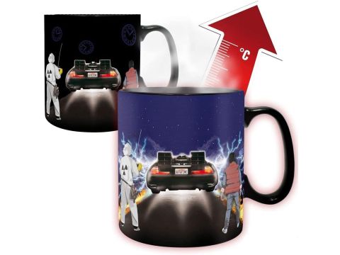 ABYSTYLE Back to The Future Time Machine Heat Change Mug
