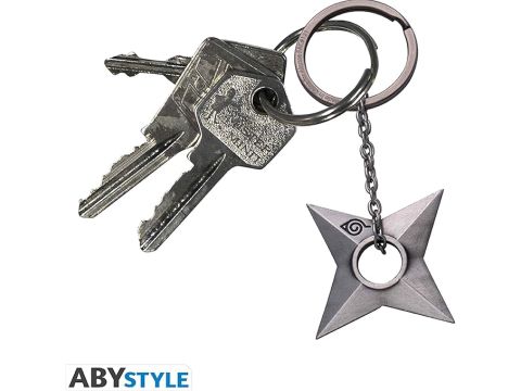 ABYstyle Naruto Shuriken Konoha 3D Premium Keychain
