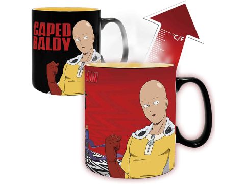 ABYSTYLE One Punch Man Saitama & Garou Heat Change Mug