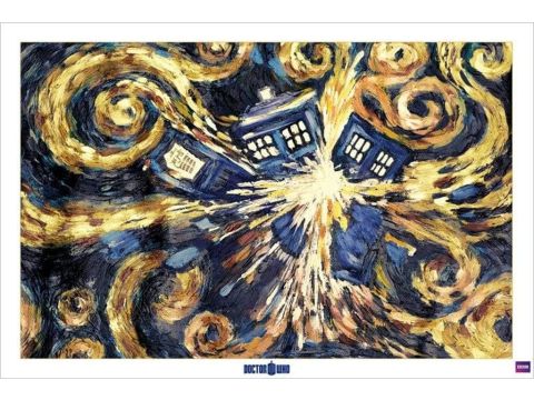 Doctor Who, Exploding Tardis, Maxi Poster, 61 x 91.5 cm | OFFICIALLY LICENSED