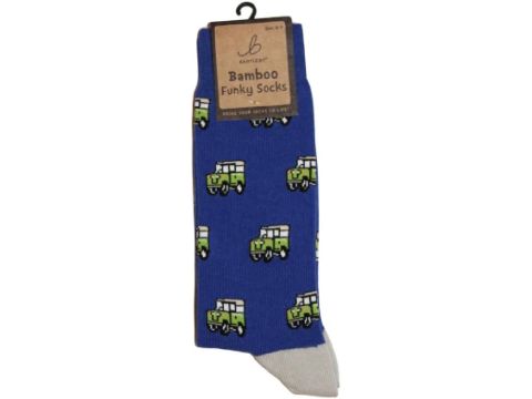 Mens Funky Bamboo Socks - 4x4 Vehicle 