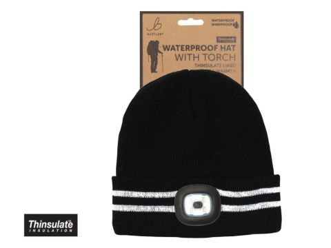 Mens Waterproof Hat with Light