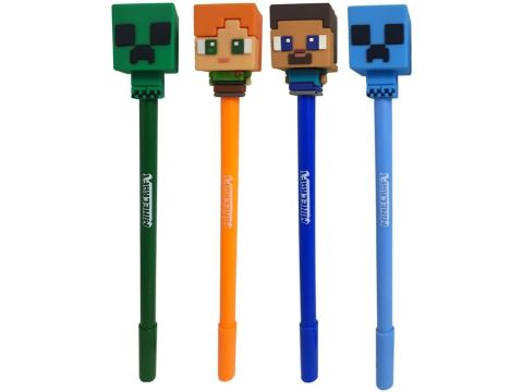 Inkredible Erasable Pen with Minecraft Chibi Style Topper (1 SUPPLIED)