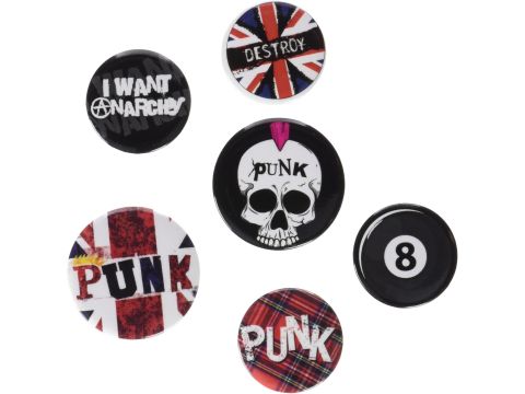 Punk Union Jack Badge Pack