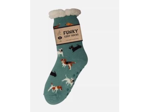 Ladies Sherpa Socks - Doggy Divas