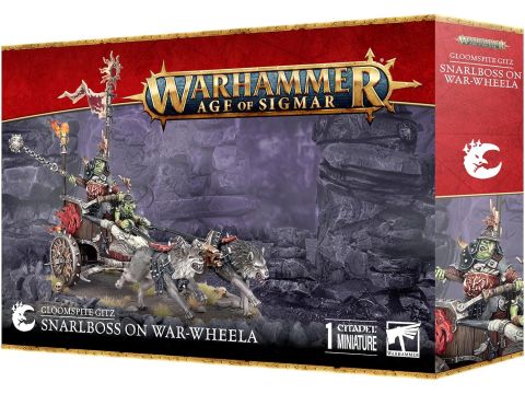 Warhammer - Age of Sigmar - Gloomspite Gitz: Snarlboss on War-Wheela (Games Workshop)