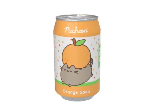 Pusheen Orange Flavour Soda Can 330ml