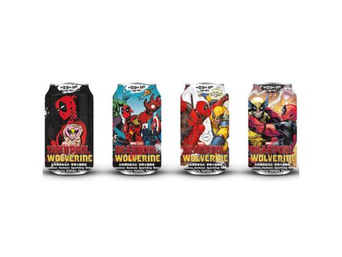 Deadpool & Wolverine Ramune Strawberry Daifuku Drink -330ml Can ***(1 SUPPLIED)***